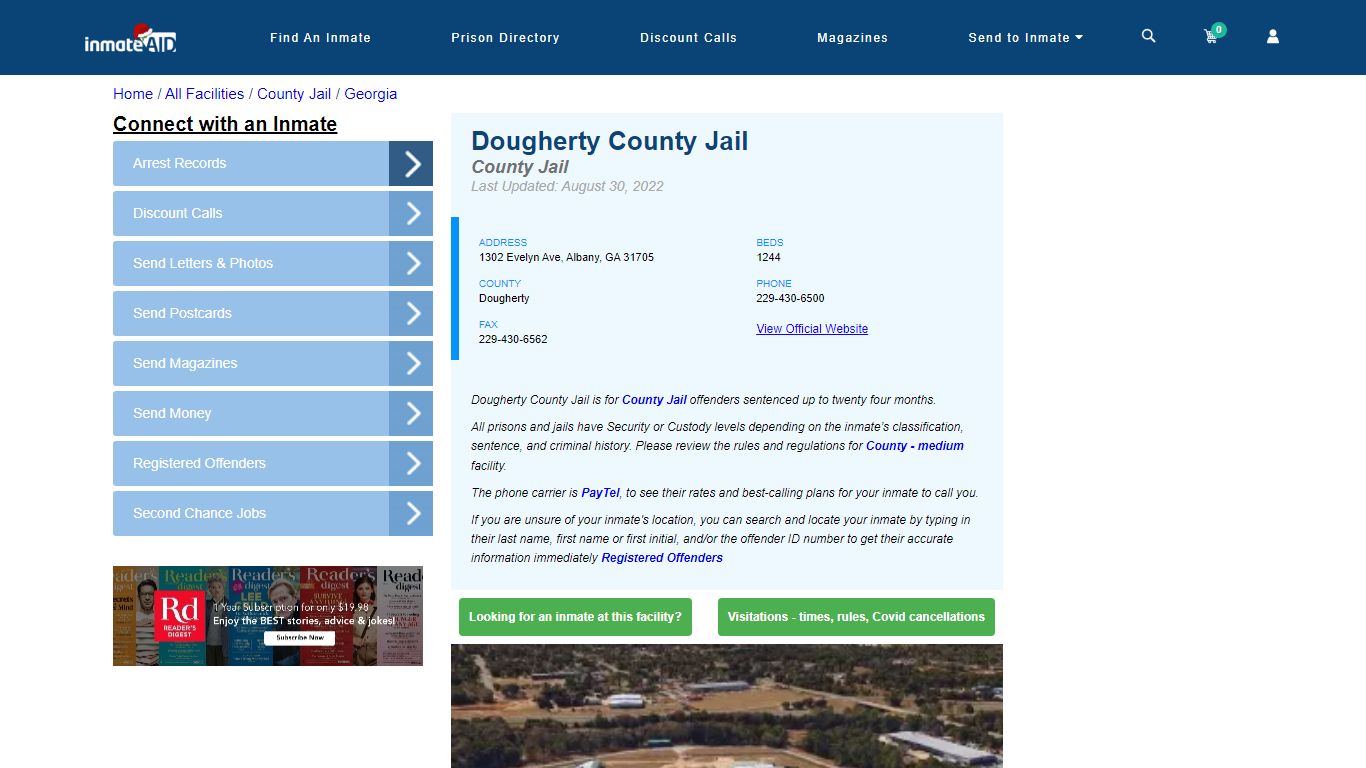 Dougherty County Jail - Inmate Locator - Albany, GA